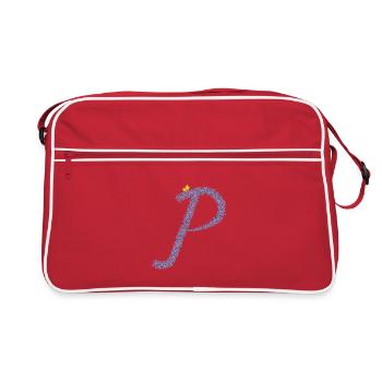 Sommer, der bleibt - Retro Tasche - Rot/Weiß - Vorne