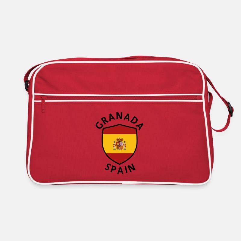 Granada-Spanien-Schild Retro Tasche