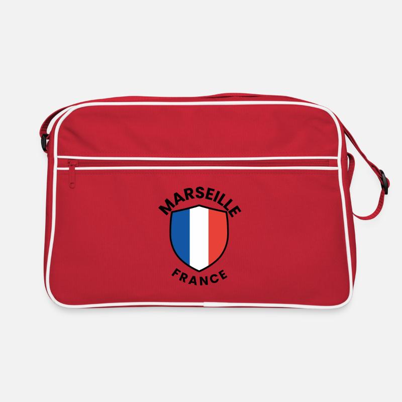 Marseille Flag Shield Retro Bag