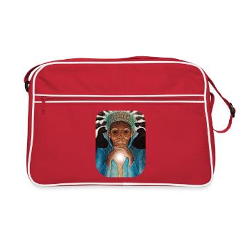 Ancient Luminous Wisdom - Retro Bag - red/white - Front