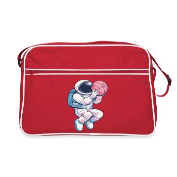 Astro Hoops: Lunar Dunk - Retro Bag - red/white - Front