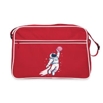 Astronaute Cosmic Hoop - Sac Retro - rouge/blanc - Devant