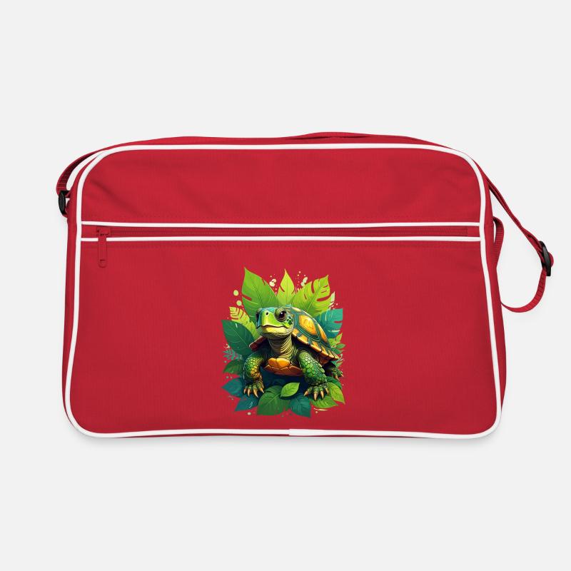 Schildkröte Retro Tasche