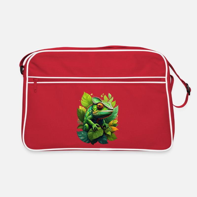 Chamäleon Retro Tasche
