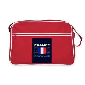 France - Retro Bag - red/white - Front