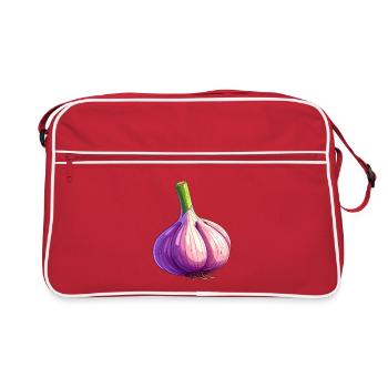 Garlic - Retro Bag - red/white - Front