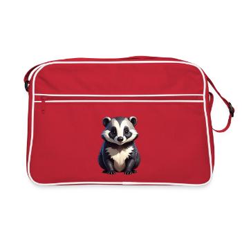 Badger - Retro Bag - red/white - Front