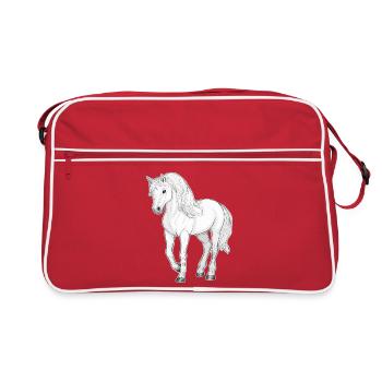 Cheval Blanc - Sac Retro - rouge/blanc - Devant