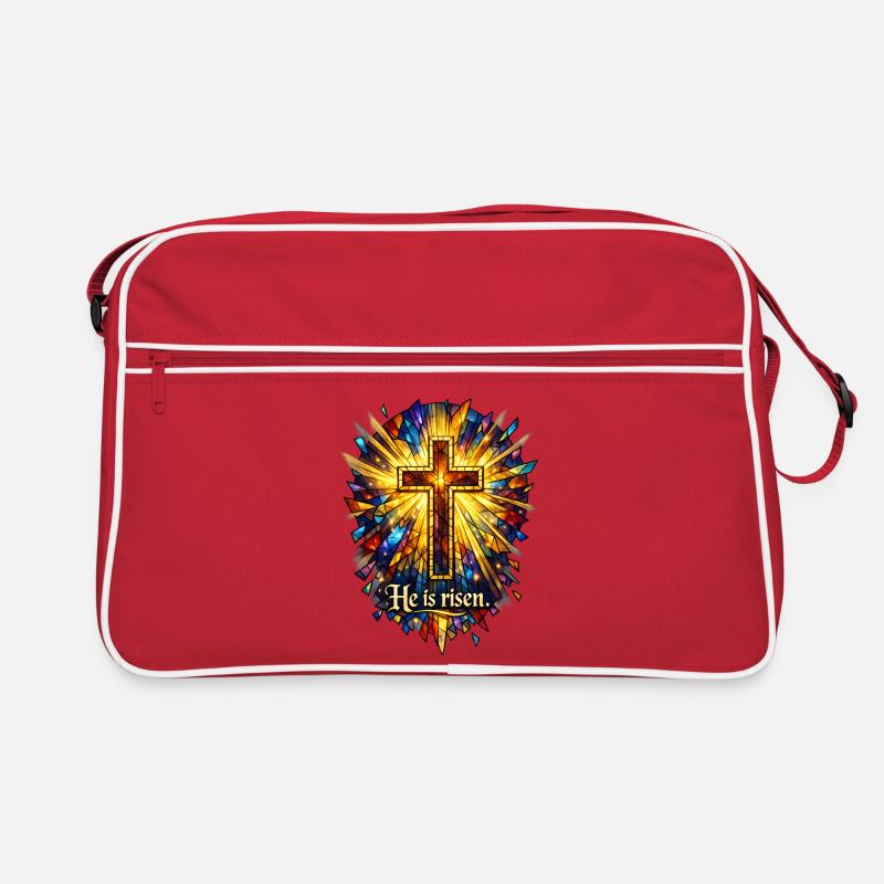 He is risen Retro Tasche