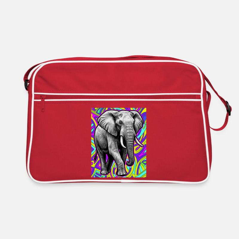 Elefant Retro Tasche