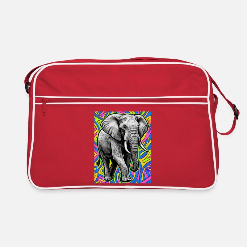 Elefant Retro Tasche