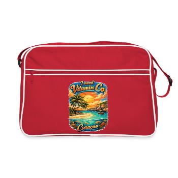 Vitamin C Curaçao - Retro Bag - red/white - Front