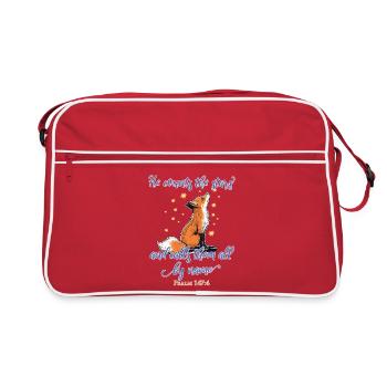 Fuchs Christlich - Retro Tasche - Rot/Weiß - Vorne