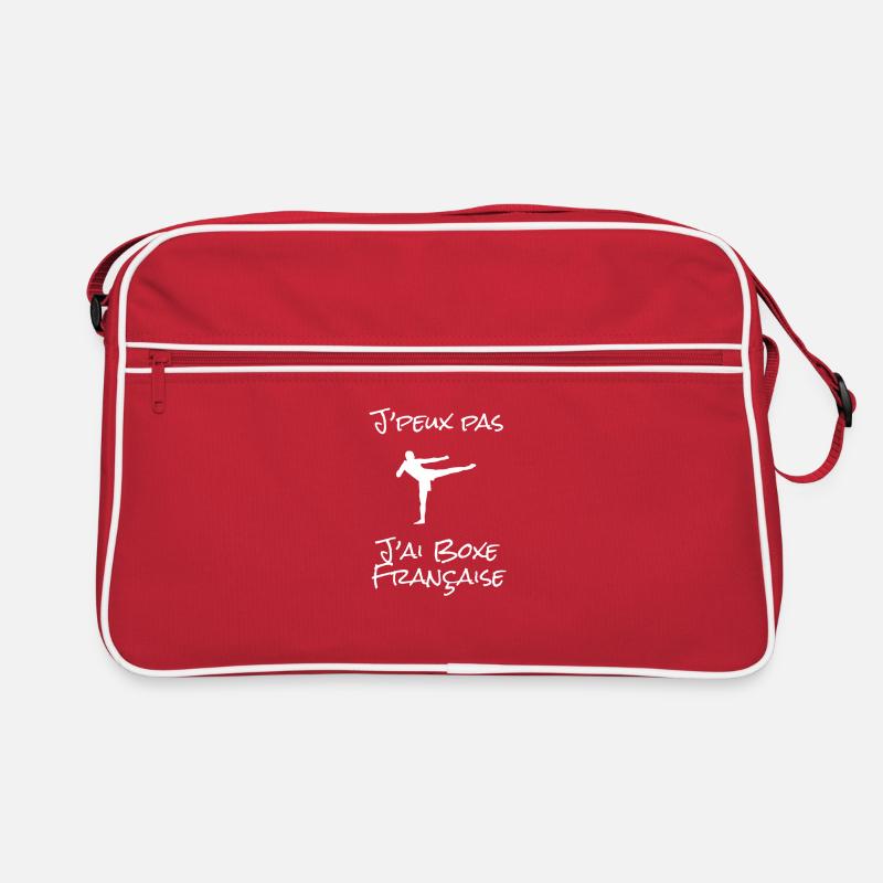 J'peux pas j'ai Boxe Française Sac Retro