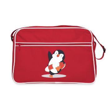 Penguin - Retro Bag - red/white - Front