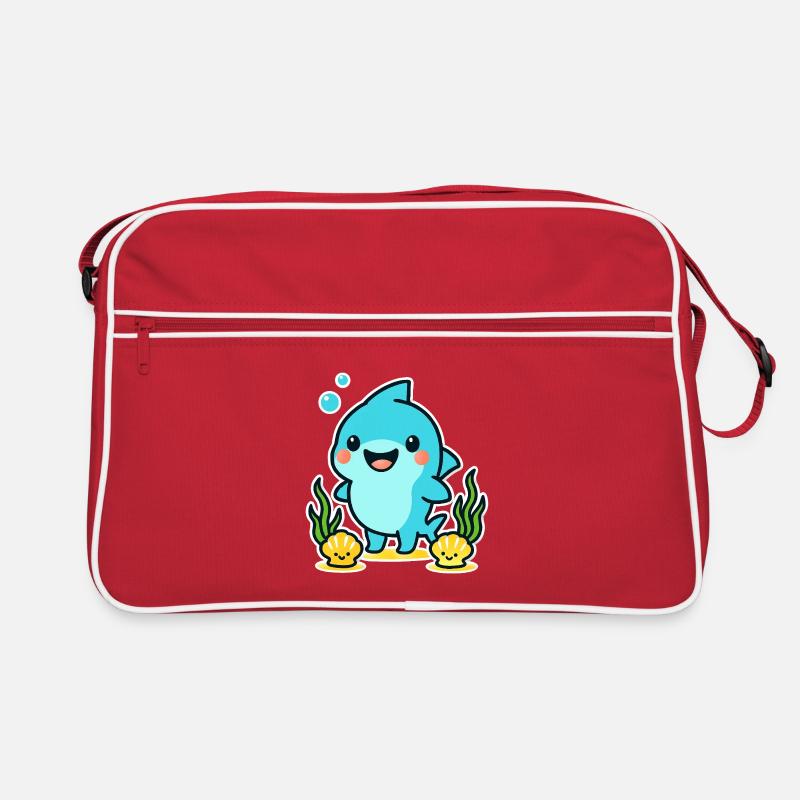 Dolphin Underwater Delight Retro Bag