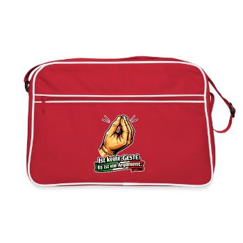 Italian Argument - Retro Bag - red/white - Front