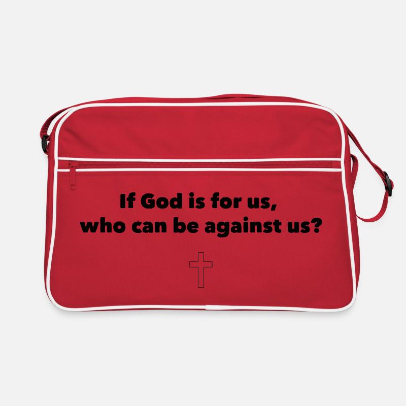 Wenn Gott mit uns ist Retro Tasche