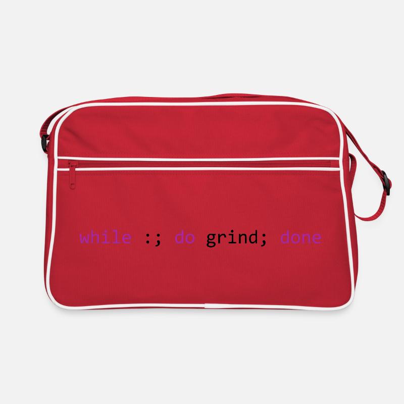 The grind never stops, light Retro Bag