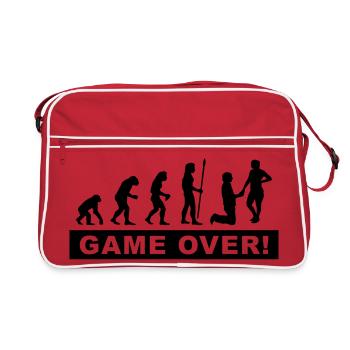 evolution_wedding - Retro Bag - red/white - Front