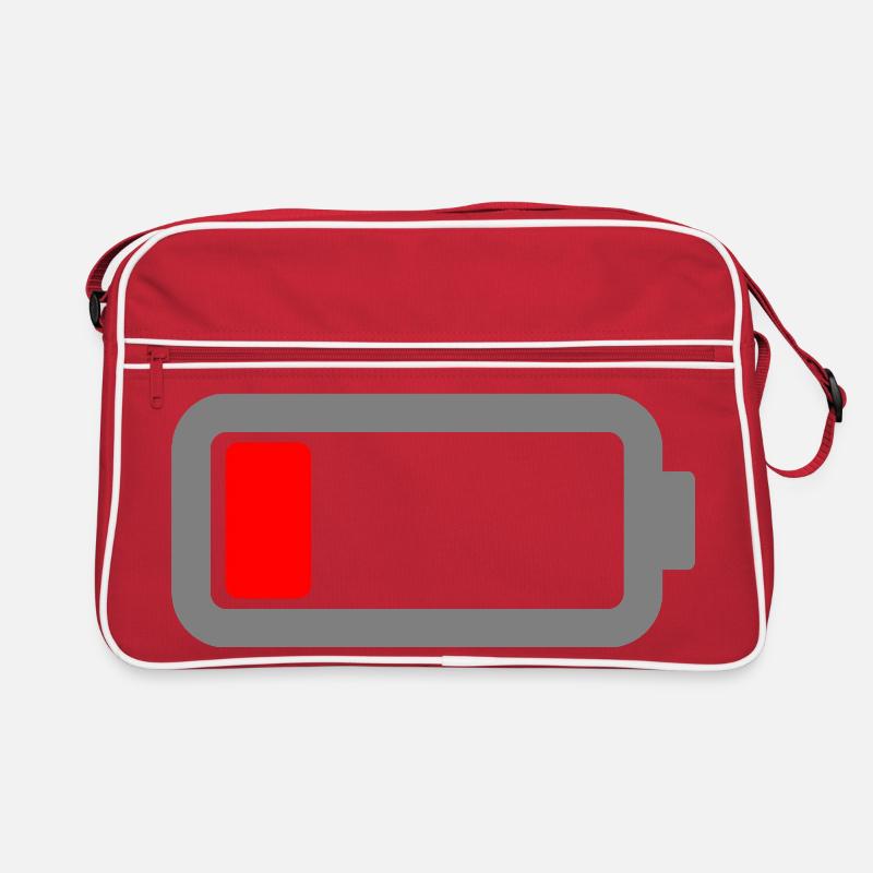 battery empty Retro Bag
