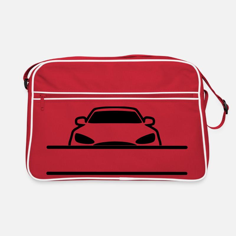 Bannière de nom de voiture Sac Retro
