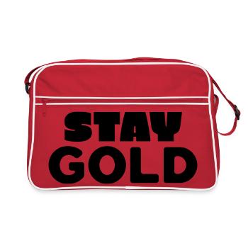 Stay Gold - Sac Retro - rouge/blanc - Devant