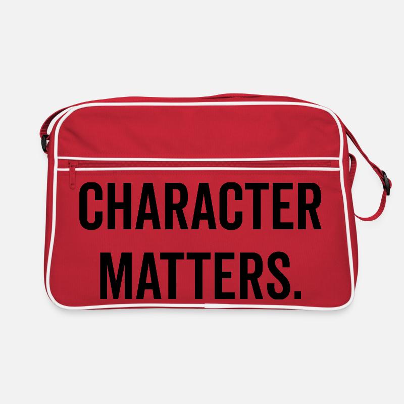 Le caractère compte Sac Retro