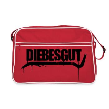 GRAFFITI - Retro Bag - red/white - Front
