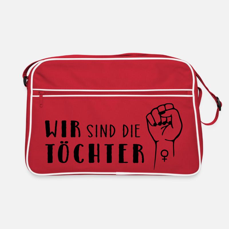 Wir sind die Töchter! Retro Tasche