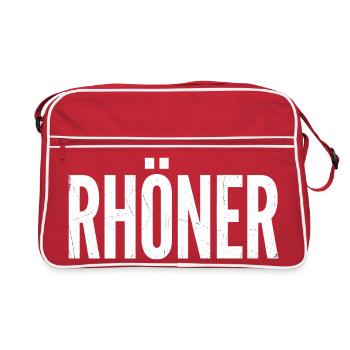 Rhöner Großschrift Relief - Sac Retro - rouge/blanc - Devant