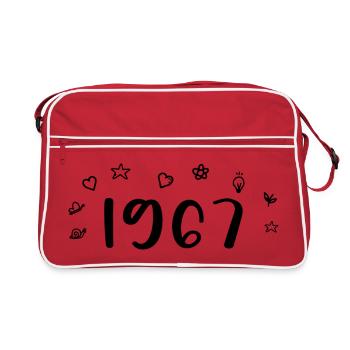 1967 Anniversary 1967 Retro 1967 - Retro Bag - red/white - Front