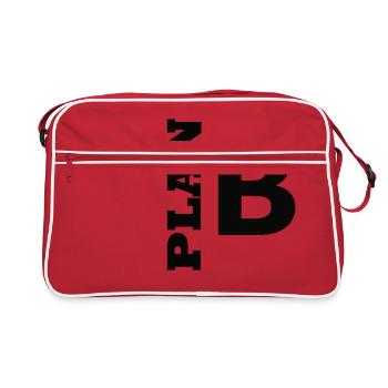 Plan B / Super as a gift idea - Retro Bag - red/white - Front