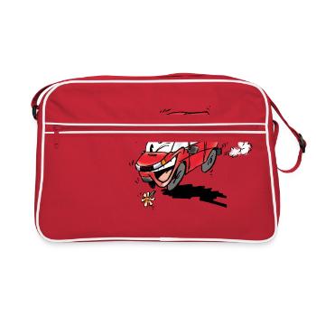 Van humoristique - Sac Retro - rouge/blanc - Devant