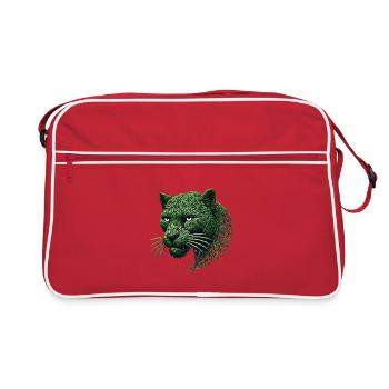 Beast of Green Leaves - Retro Bag - red/white - Front