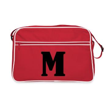 M - Retro Bag - red/white - Front