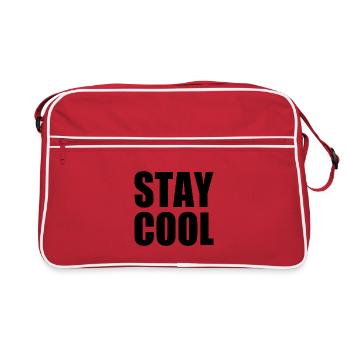 Stay cool - Retro Bag - red/white - Front