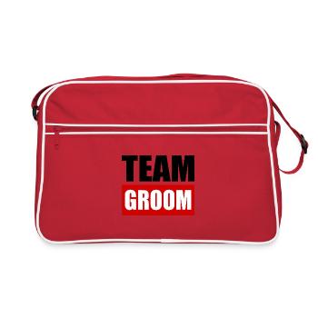 Team groom - Sac Retro - rouge/blanc - Devant