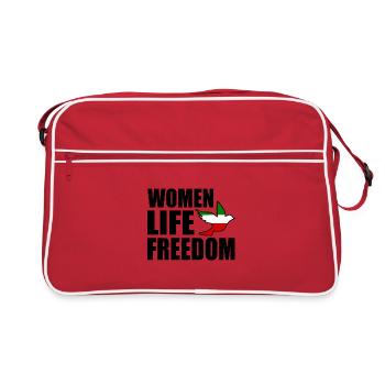 Women life freedom - Retro Bag - red/white - Front