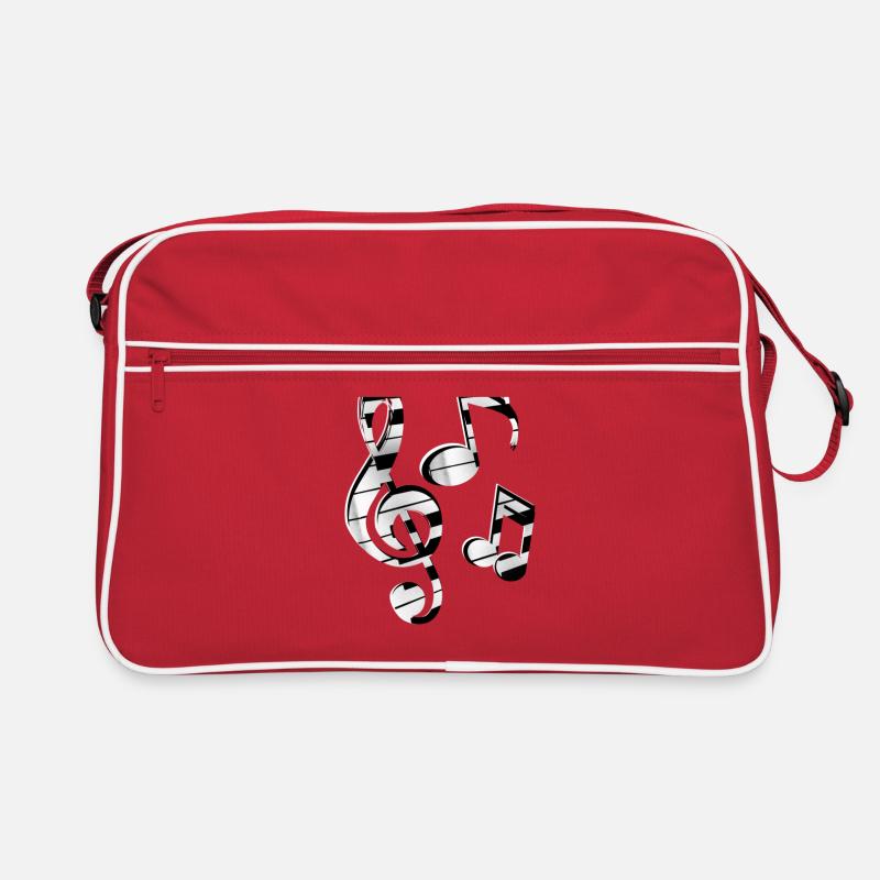 Sheet music clef Retro Bag