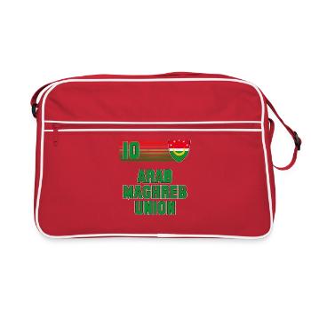 Équipe de football de l’Union du Maghreb arabe - Sac Retro - rouge/blanc - Devant
