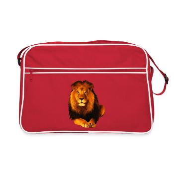 Lion - Sac Retro - rouge/blanc - Devant