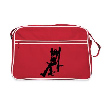 ski girl - Sac Retro - rouge/blanc - Devant