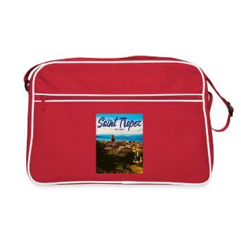Saint-Tropez Côte d’Azur Côtière - Sac Retro - rouge/blanc - Devant