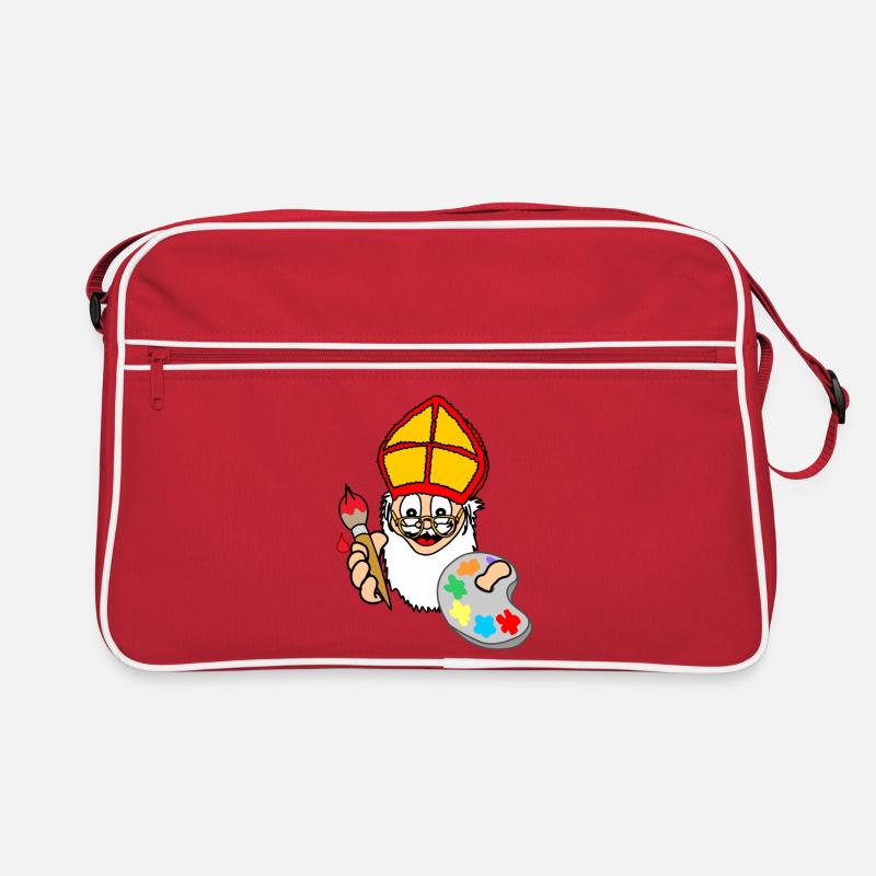 Sinterklaas paint Retro Bag