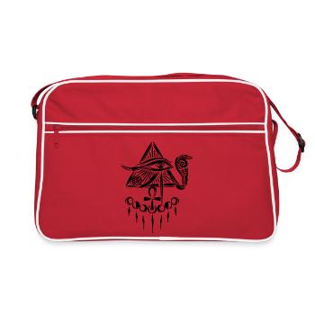 Œil d’Horus Œil d’Horus - Sac Retro - rouge/blanc - Devant