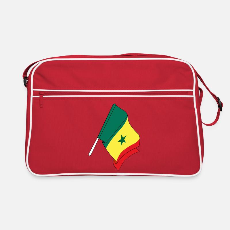 Drapeau du Sénégal Sac Retro