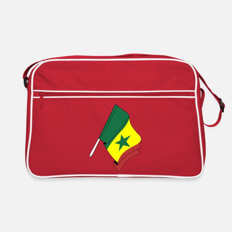Drapeau du Sénégal Sac Retro