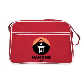 Hakone - Fuji - Japan - Retro Bag - red/white - Front