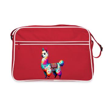 Alpaca - Retro Bag - red/white - Front